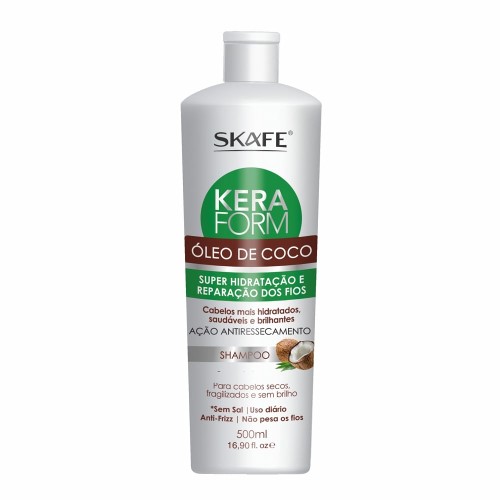 Shampoo Skafe Keraform Óleo de coco 500ml