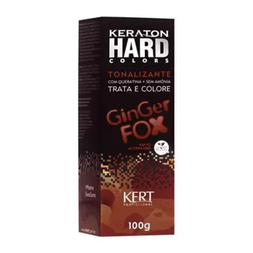 Tonalizante Keraton Hard Colors Ginger Fox com 100g