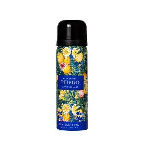 Spray Corpo e Cabelo Phebo Limão Siciliano 59ml