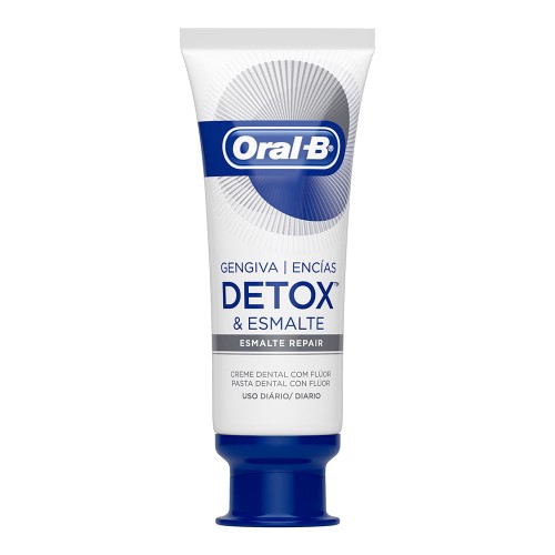 Creme Dental Oral-B Gengiva Detox e Esmalte Repair 102g