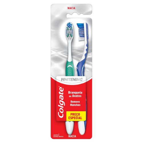 Escova Dental Colgate Whitening 2 Unidades