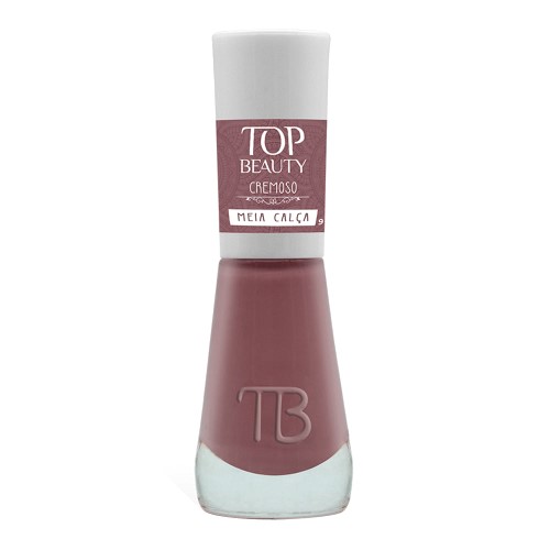 Esmalte Top Beauty Cremoso Cor Meia Calça 9ml