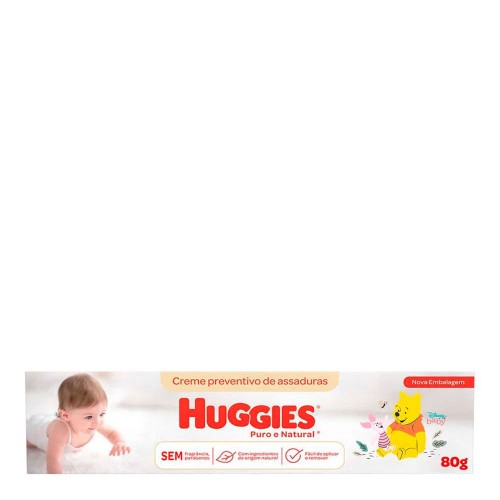 Creme De Assaduras Huggies Puro e Natural 80g