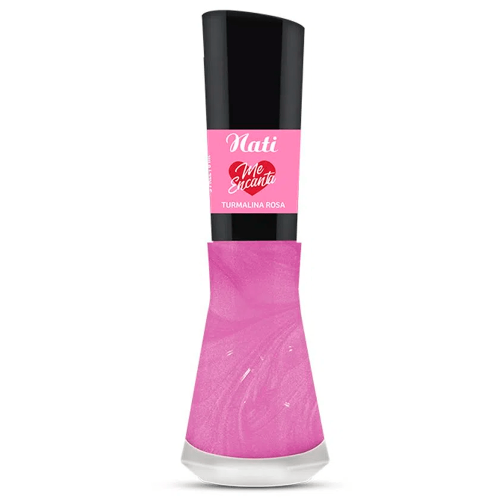 Esmalte Nati Me Encanta Cor Turmalina Rosa 8ml