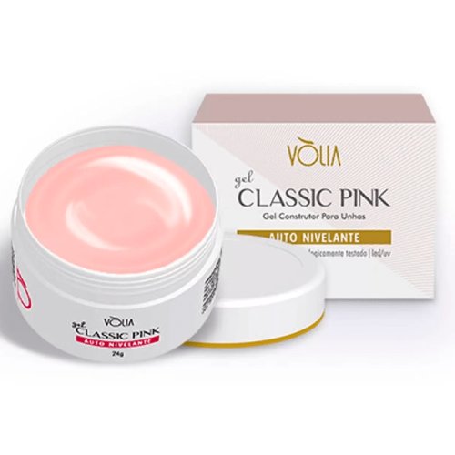 Gel Para Unha Vólia Classic Pink 24g