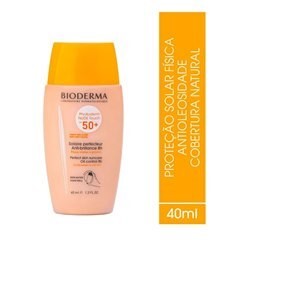 Protetor Solar Bioderma Photoderm Nude Touch FPS 50+ Muito Claro Para Pele Oleosa 40ml