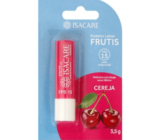 Protetor Labial Isacare Frutis Cereja 3,5g