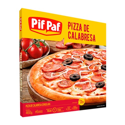 Pizza Pif Paf Calabresa 460g