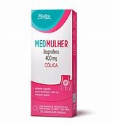 Medmulher Ibuprofeno 400mg 10 cápsulas