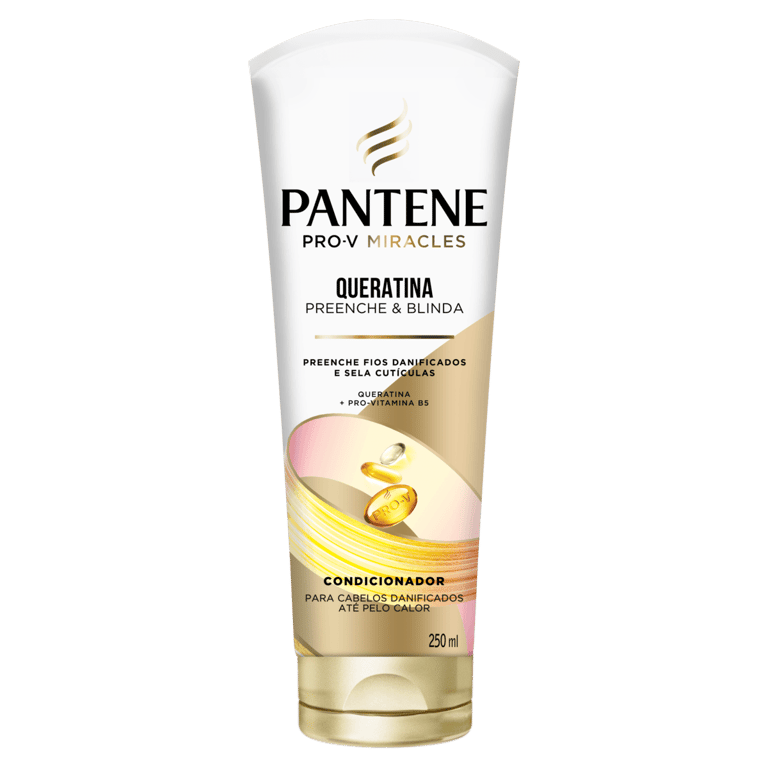 Condicionador Pantene Queratina Preenche e Blinda 250ml