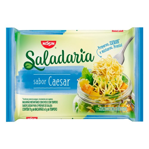 Macarrão Instantâneo Nissin Saladaria Sabor Caesar 70g