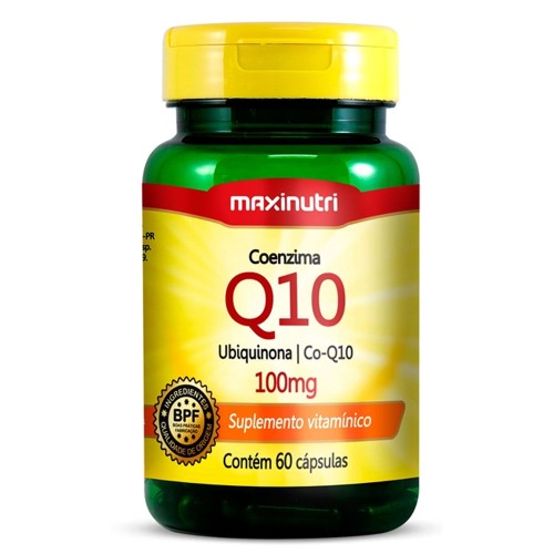 Coenzima Q10 100mg Maxinutri 60 cápsulas