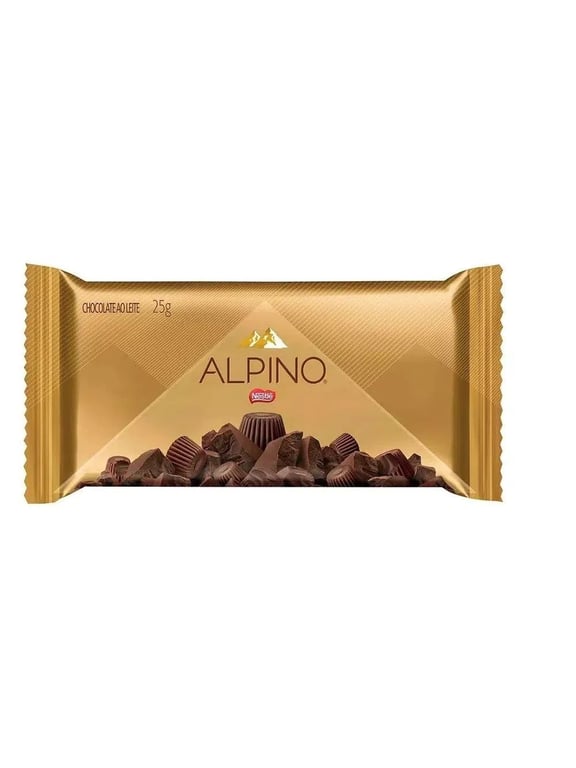 Chocolate Nestlé Alpino ao Leite 25g