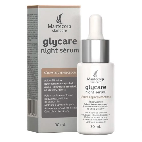 Sérum Rejuvenescedor Mantecorp Glycare Night 30ml