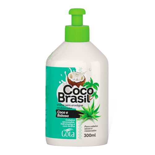 Creme sem Enxague Gota Dourada Coco e Babosa 300ml