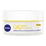 Creme Facial Antissinais Dia Nivea Q10 Plus Pele Mista A Oleosa Fps30 50ml 