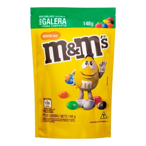 Confeitos M&M Amendoim 148g