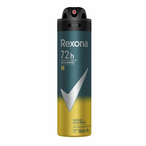 Desodorante Antitranspirante Rexona Masculino V8 72 Horas 150ml