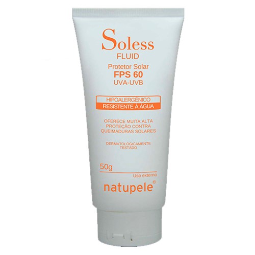 Soless Fps 60 Uva-Uvb Fluid Natupele - Protetor Solar