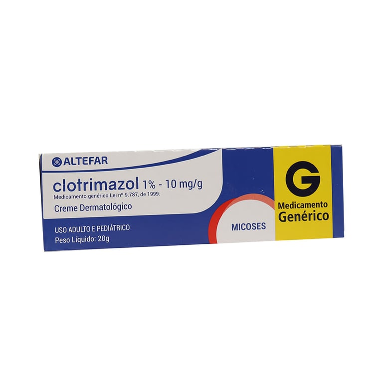 Clotrimazol Belfar 1% Creme Dermatológico 10mg/g de 20g Genérico