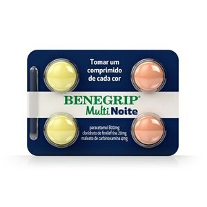 Benegrip Multi Noite com 4 comprimidos