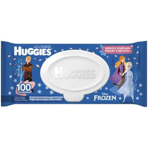 Toalhas Umedecidas Huggies Frozen 100 unidades