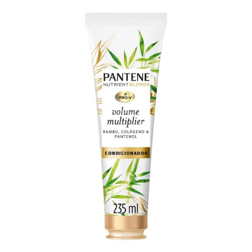 Condicionador Pantene Nutrient Blends Volume Multiplier Bambu, Colágeno E Pantenol 235ml