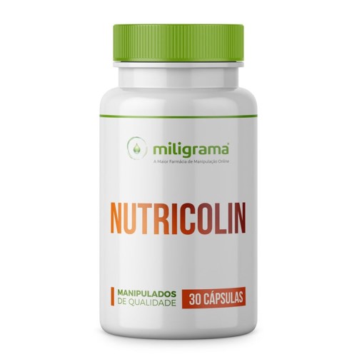 Nutricolin 300mg 30 Cápsulas com Selo de Autenticidade