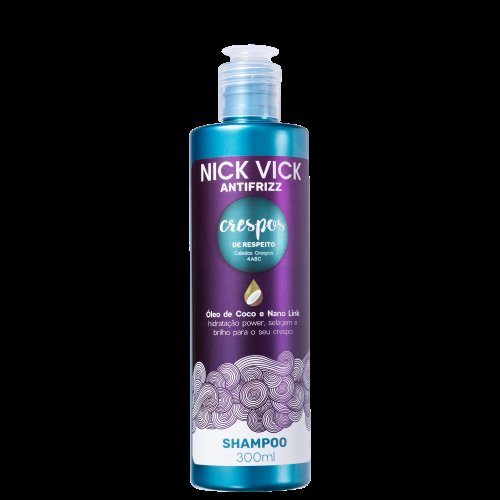 Nick Vick Antifrizz Crespos de Respeito - Shampoo