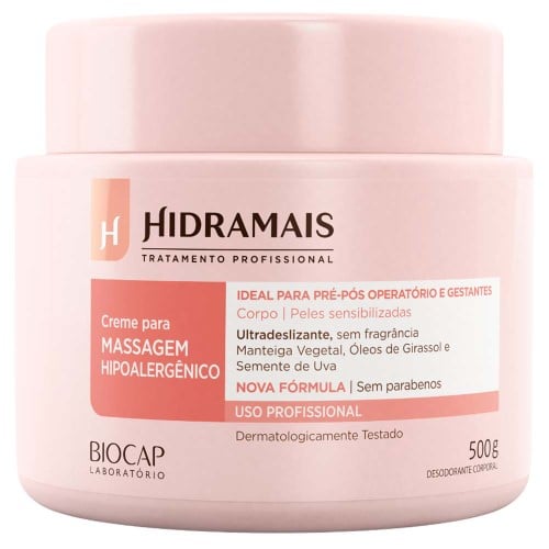 Hidratante Corporal Hidramais - Creme Hipoalergênico Gestante