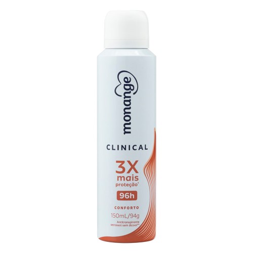 Desodorante Monange Clinical Conforto Aerosol Antitranspirante Feminino 150ml