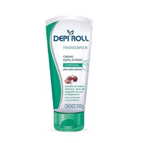 Creme Depilatório Corporal DepiRoll Resistance com 100g