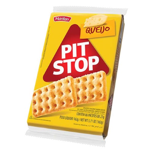 Biscoito Marilan Pit Stop Queijo 162G