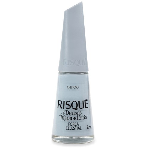 Esmalte Risqué Deusas Inspiradoras Força Celestial Azul Claro 8ml