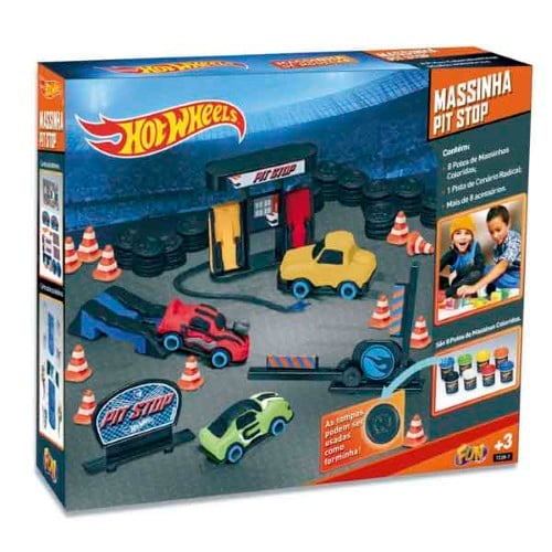 Massinha Hot Wheels Pit Stop 7728-9