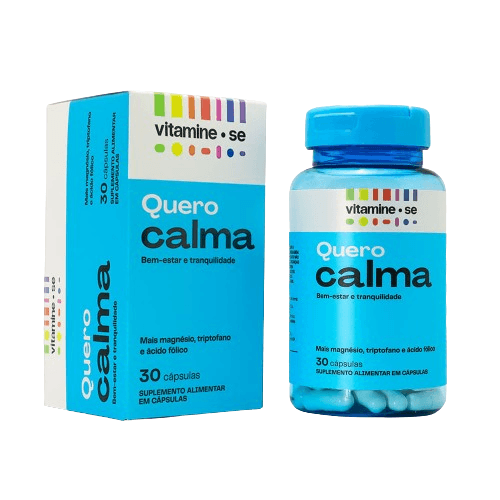 Quero Calma Vitamine-se Pote 30 Capsulas