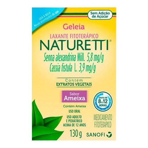 Naturetti Sabor Ameixa Sem Açúcar Geleia 130g