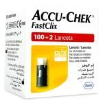 Lanceta Accu-Chek FastClix com 100 + 2 unidades