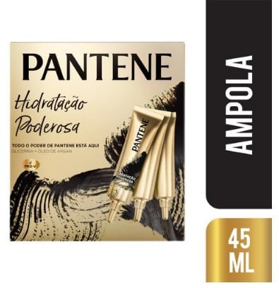 Ampola Pantene Hidratação Poderosa 3 Unidades De 15ml Cada