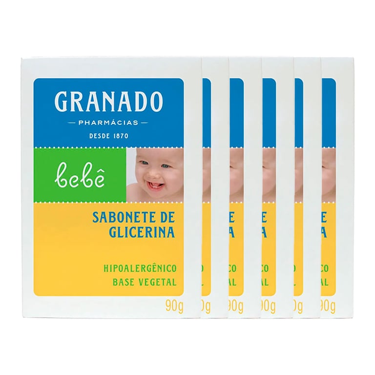 Granado Bebê Kit – 6 Sabonetes em Barra