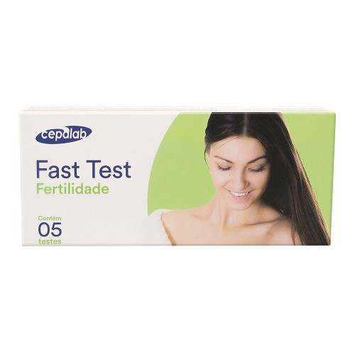 Teste de Fertilidade Fast Test Cepalab com 5 Testes