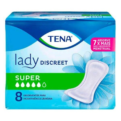 Absorvente Tena Lady Discreet Super 8 Unidades