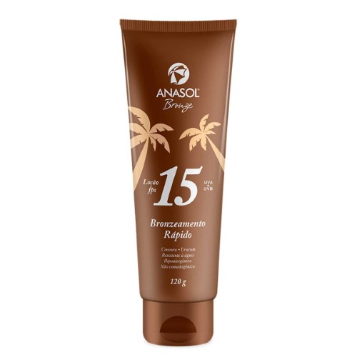 Loção Bronzeadora Anasol Bronze FPS 15 com 120g