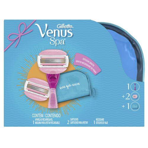 Aparelho para Depilação Gillette Venus Spa + 2 Cargas + 1 Necessaire