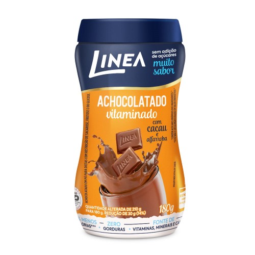 Achocolatado Linea Zero açúcar com alfarroba em pó 210g