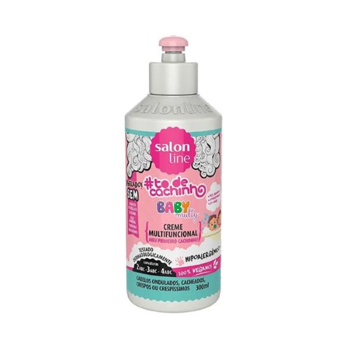 Creme para Pentear Multifuncional Salon Line #To de Cachinho Multy Baby com 300ml