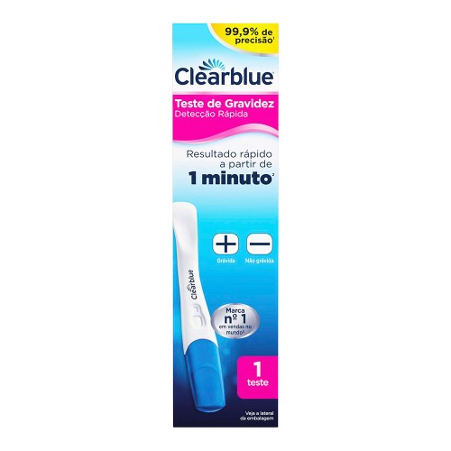 Teste De Gravidez 1 Minuto Clearblue Plus 1 Unidade