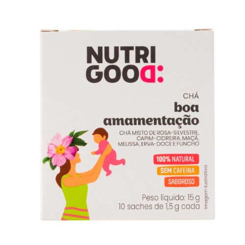 Chá Nutrigood Boa Amamentação com 10 sachês