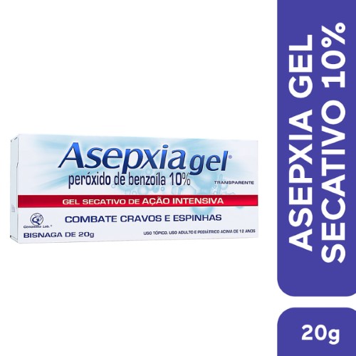 Gel Facial Asepxia Anti Acne 20G - Asepxia