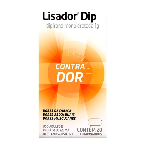 Lisador Dip 1g com 20 comprimidos